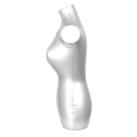 Female Model Tailors Inflatable Manikin Silver BODY Form Display Torso Fashion - Picture 9 of 12